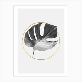 Minimalist floral art 3 Art Print