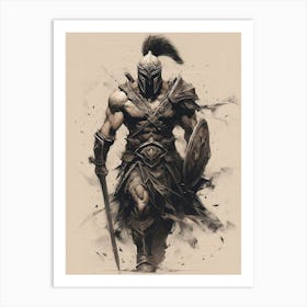 Spartan Warrior 3 Art Print