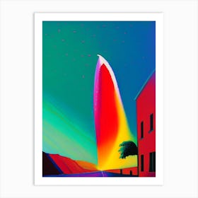 Comet Tail Abstract Modern Pop Space Art Print