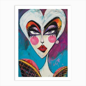 Queen Of Hearts Art Print