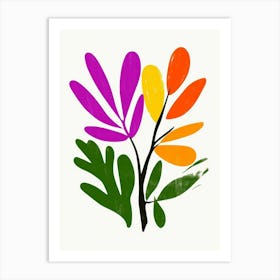 Colorful Leaves 1 Art Print