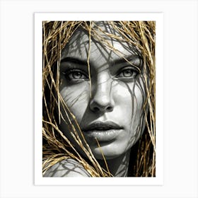 Portrait Of A Woman 43 Art Print