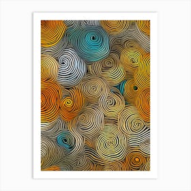 Abstract Swirls 8 Art Print