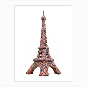 Eiffel Tower string Art Print