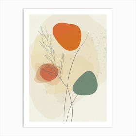 Abstract Flower 19 Art Print