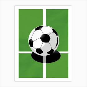 Soccer Ball Art Print