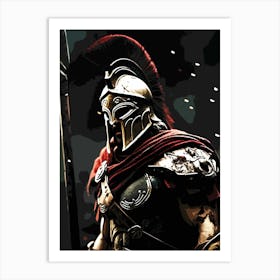 muscle Spartan Warrior movie Art Print