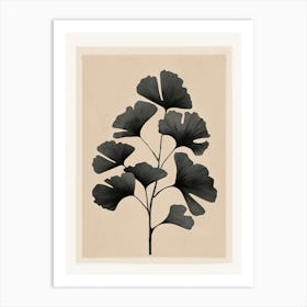 Branch Of Ginkgo Biloba 1 Art Print