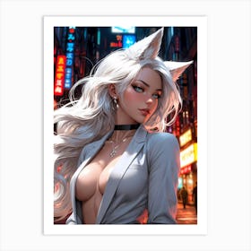 Anime Girl 17 Art Print