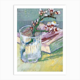 Still Life Almond Branch Vincent Van Gogh Art Print