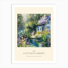 Cottage Garden Poster Enchanted Pond 10 Art Print