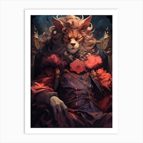 King Of Cats Art Print