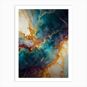 Mystic Marble Art Print