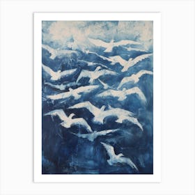 Seagulls 17 Art Print