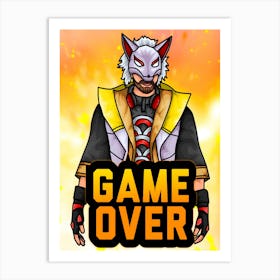 Game Over Art Print