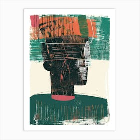 Head Of A Man 2 Art Print