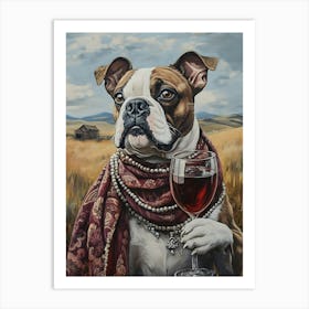 Whimsical Dogs 44 Art Print