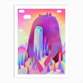 Monster hug Art Print