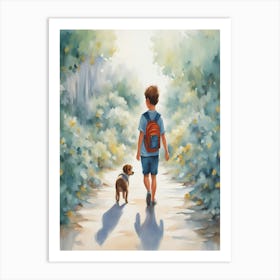 Walk Together Art Print