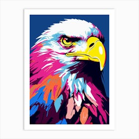 Andy Warhol Style Bird Bald Eagle 2 Art Print