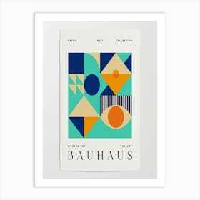 Bauhaus geometric Poster 1 Art Print