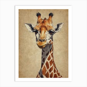 Giraffe 43 Art Print