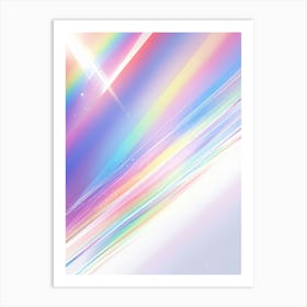 Rainbow Background 5 Art Print