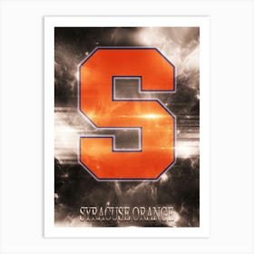 Syracuse Orange Art Print