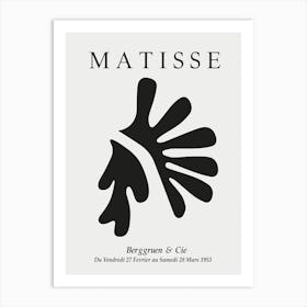 Matisse Minimal Cutout 14 Art Print