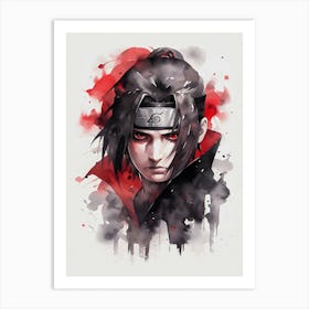 Uchiha Itachi Naruto Art Print