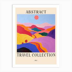 Abstract Travel Collection Poster Mali 1 Art Print