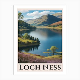 Loch Ness Art Print