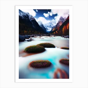 River In The Mountains 7 Art Print