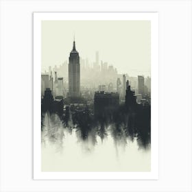 New York City Skyline 1 Art Print