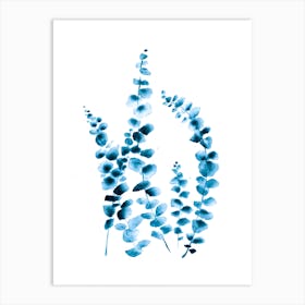 Blue Eucalyptus Art Print