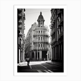 Valencia, Spain, Mediterranean Black And White Photography Analogue 5 Art Print