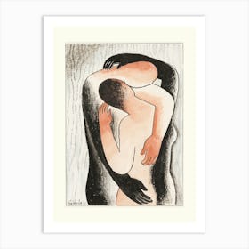 Embrace Abstract Art Print Art Print