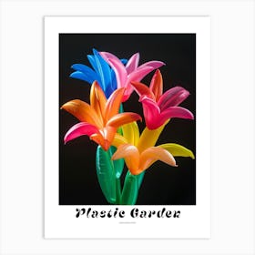 Bright Inflatable Flowers Poster Kangaroo Paw 2 Art Print