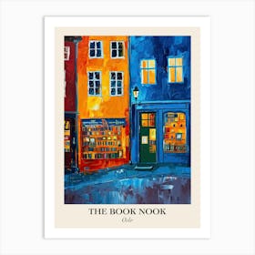 Oslo Book Nook Bookshop 2 Poster Art Print