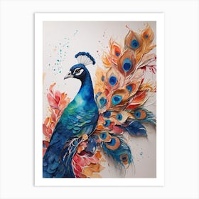 Peacock 6 Art Print