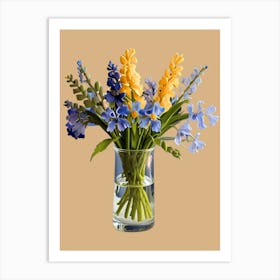 Spring Flowers In A Vase Art Print