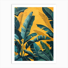 Banana Leaves 3 Art Print