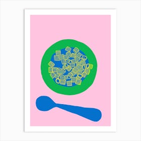 Bowl Of pasta Art Print