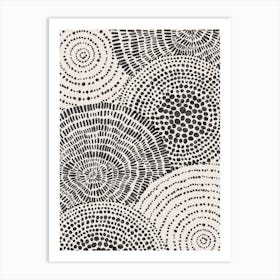 Abstract Circles Art Print