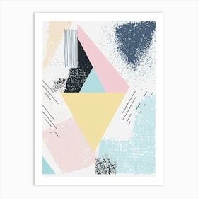 Abstract Geometric Canvas Print 1 Art Print