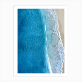 Aerial View Of A Beach 148 Art Print