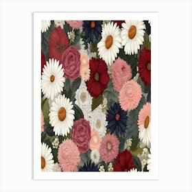 Floral Pattern Art Print