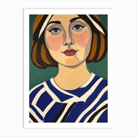 Portrait Of A Woman 34 Art Print