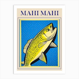 Mahi Mahi Seafood Poster Art Print