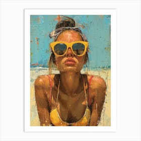 'Sunshine Girl' Art Print